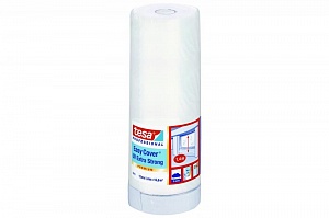 TESA Easy Cover® 4373 UV Extra Strong - Малярная лента с пленкой для защиты поверхности 12 м * 1,4 м (8 нед)