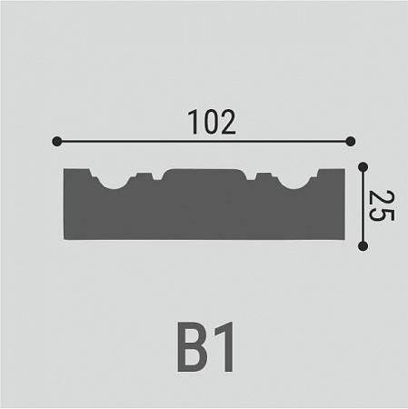 Вставка декоративная В1