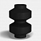 Керамическая ваза vase Praforma 320 черная