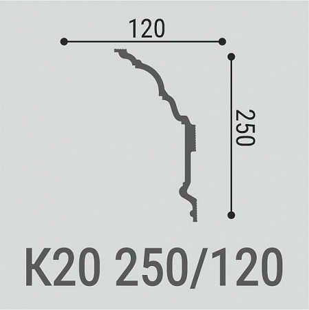 Карниз потолочный К20 250-120